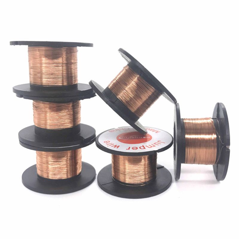 PCF* 1Pc 0.1mm PCB Link Wire Copper Soldering Wire Maintenance Jump ...