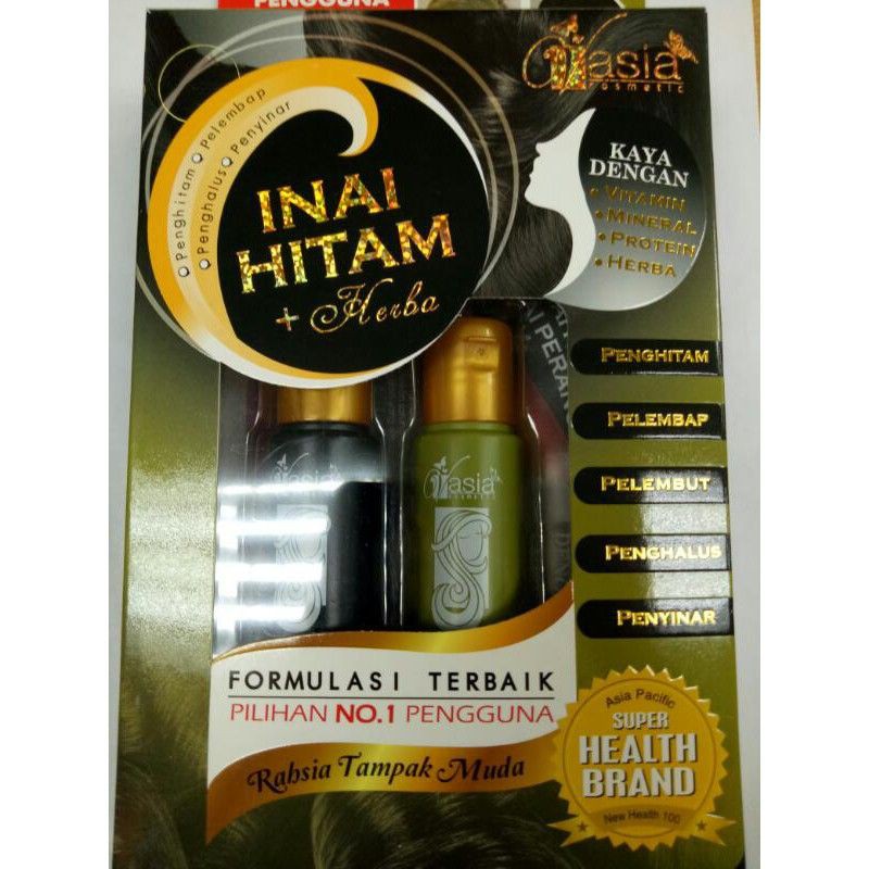 INAI RAMBUT V ASIA HITAM/PERANG ORIGINAL HQ | Shopee Malaysia