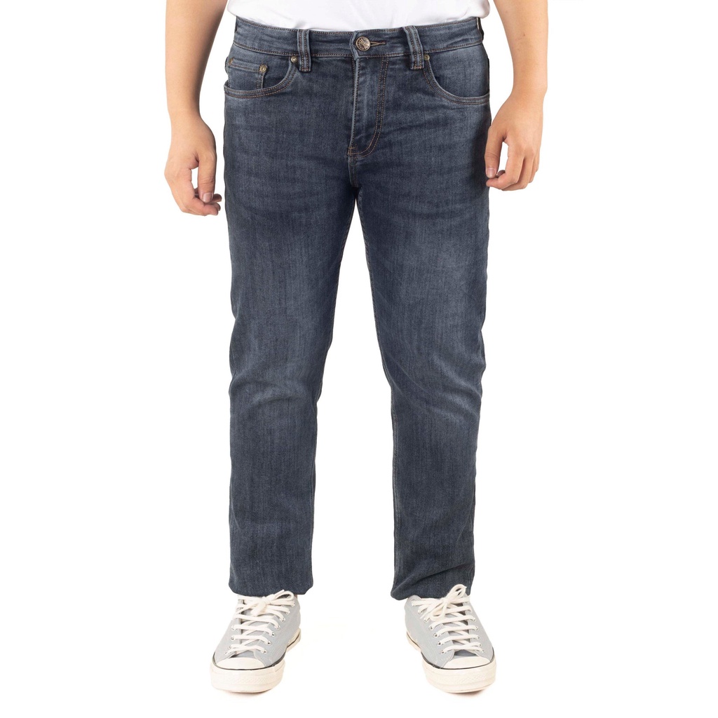 EXHAUST Stretchable Towel Denim Jeans Long Pants [310 Regular FitPlus