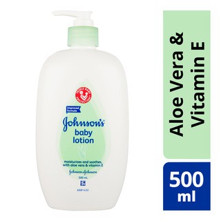 Johnson johnson aloe sales lotion