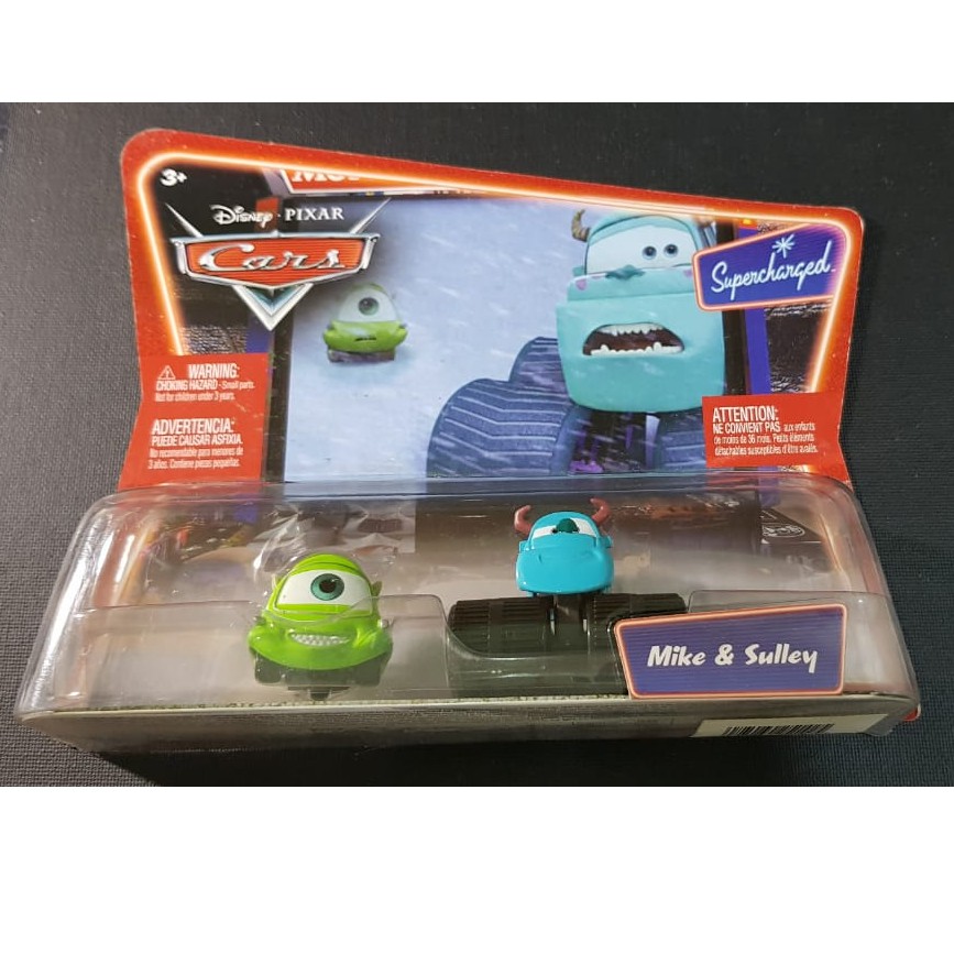 Disney Pixar Cars Supercharged Movie Moments Mike & Sulley Diecast Car ...