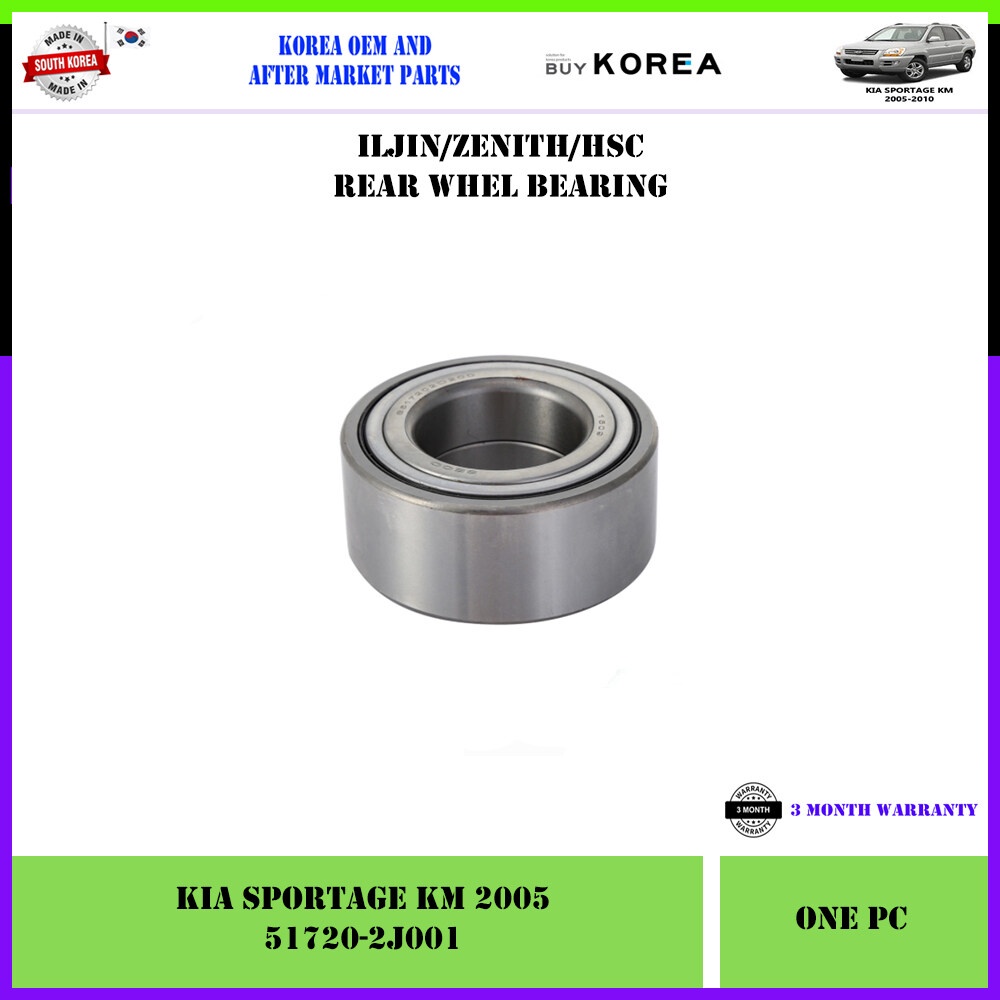 Kia Sportage KM 2005-2010 Rear Korea Aftermarket Wheel Bearing 1pc ...