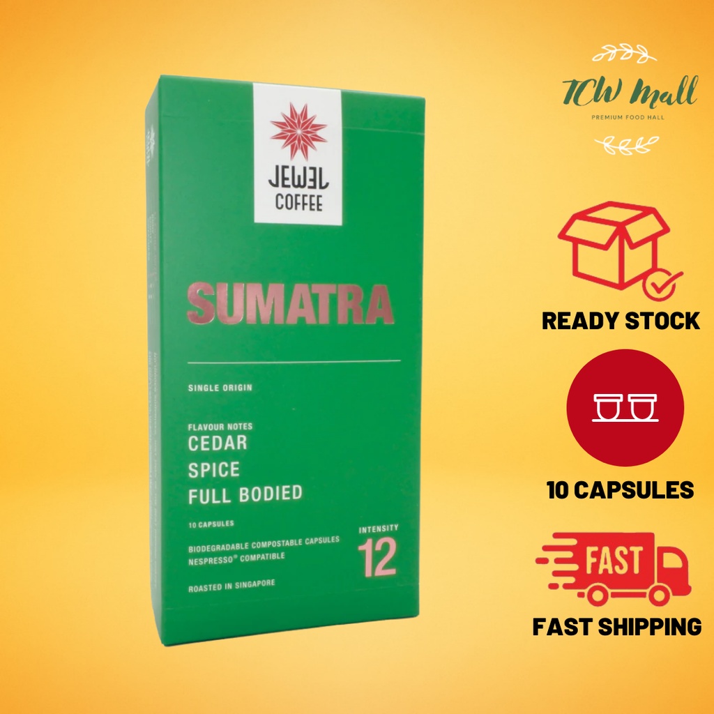 Jewel Coffee Nespresso Compatible Specialty Coffee Capsules Sumatra