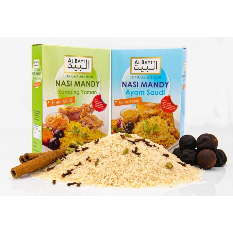 Al Bayt Set Rempah Nasi Arab dan Beras Basmathi Super Long Mandy Ayam ...