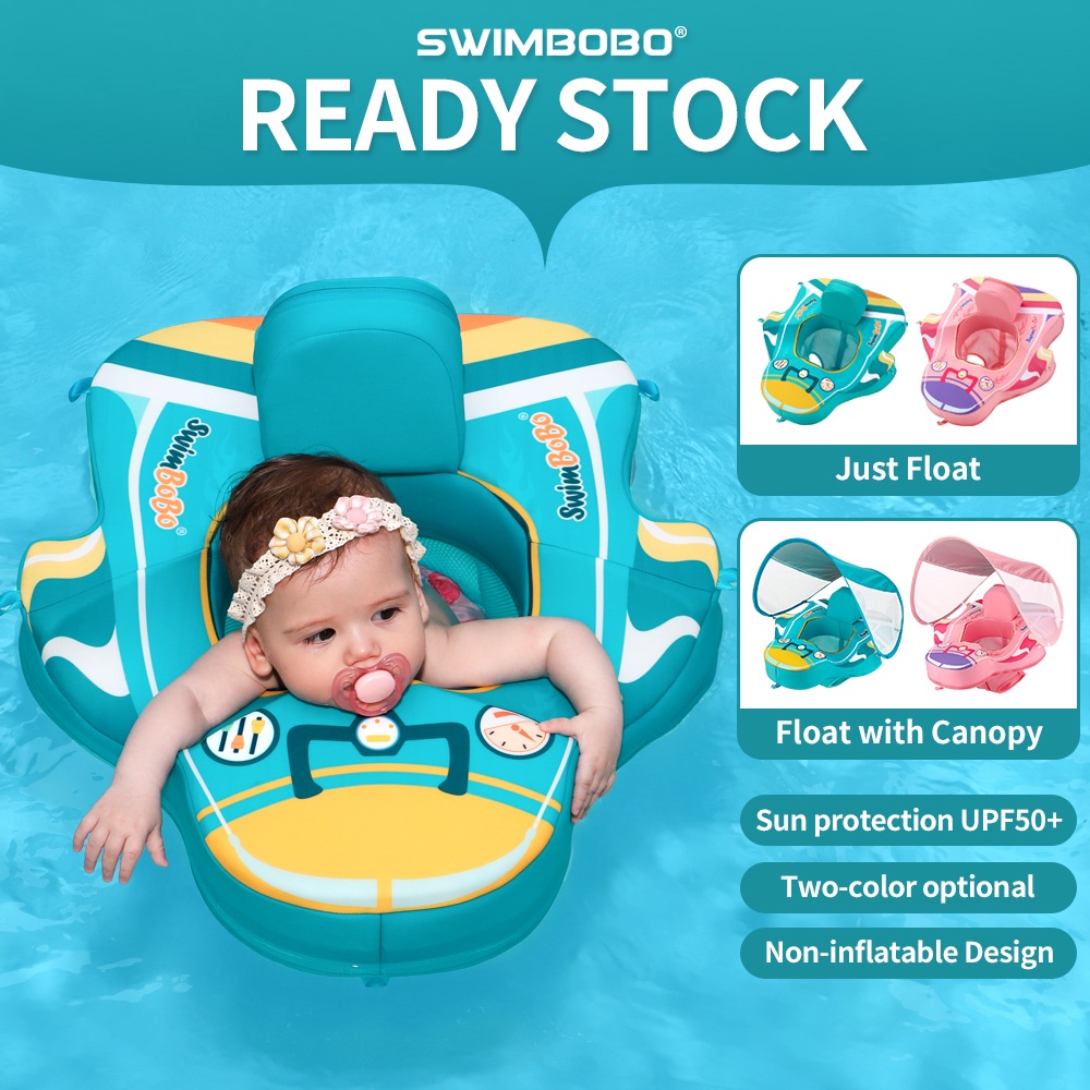Swimbobo Noninflatable Underarm Baby Swimming Float Ring Airplane