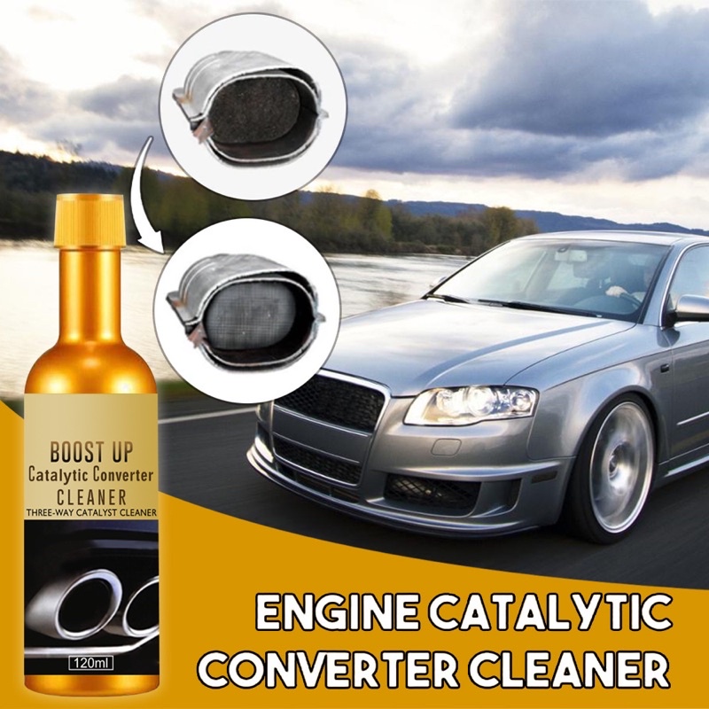 Catalytic Converter Cleaner, 120 Ml Catalytic Converter Cleaner,auto Parts  Engine Boost Up Cleaner, For Engine, Fuel & Exhaust Catalyst System Cleaner