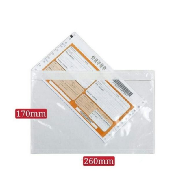 A5 Consignment Note Pockets Pouch Fragile Sticker Full Self Adhensive ...