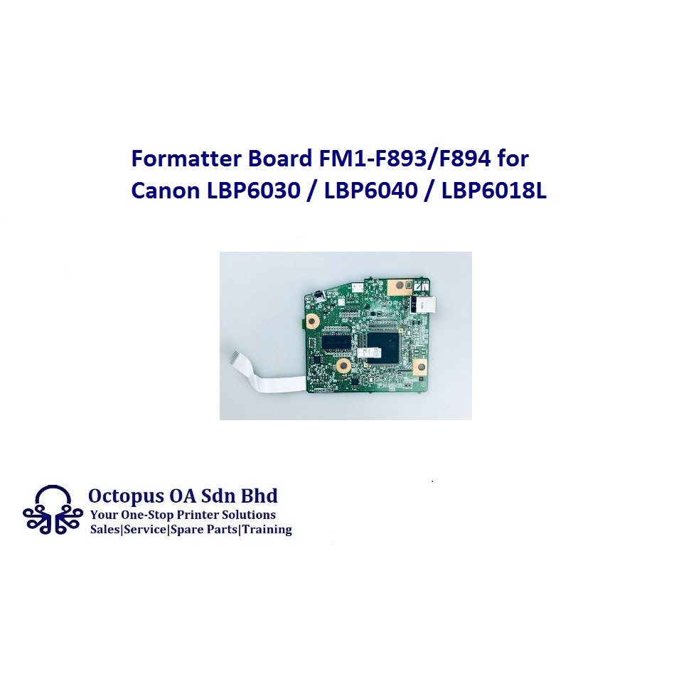 Formatter Board FM1-F893/F894 for Canon LBP6030 / LBP6040