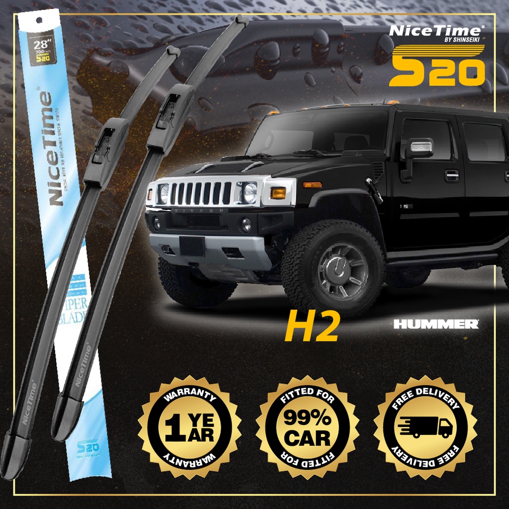 Hummer H2 2003 Original NICETIME Wiper (1 YEAR WARRANTY) (1 SET ...