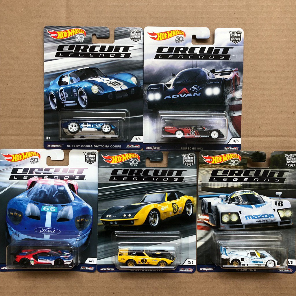 Hot Wheels Car Culture – Circuit Legend – Véhicule à L'Échelle 1/64 – Collection Premium – Dès 3 Ans