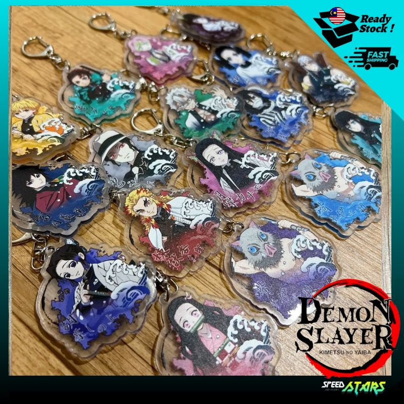 Demon Slayer keychain Anime keychain demon slayer kimetsu no yaiba ...