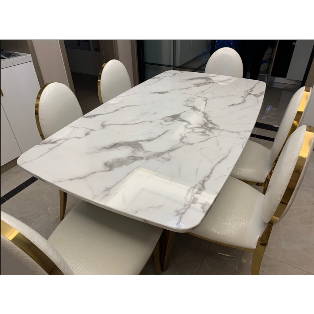 Luxury Stainless Steel Gold Dining Chair Nordic Style Dining Chair