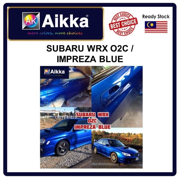AIKKA AUTOMOTIVE PAINT / SUBARU IMPREZA WRX O2C* / BLUE / TOUCH UP ...