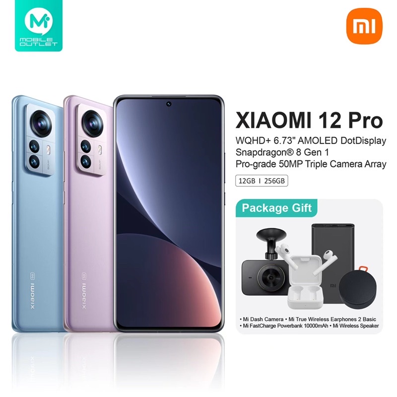 Xiaomi Mi 12 Pro 6.73 5G Smartphone Snapdragon 8 8GB 256GB Purple