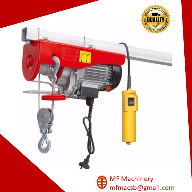 Mf 20m / 25m / 30m Electric Winch Hoist 800kg Workshop 800kg 1450w ...