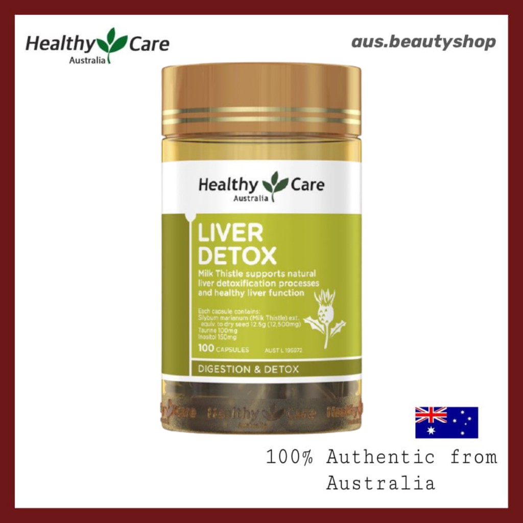 [100% Authentic] Healthy Care Liver Detox (100 capsules) | Shopee Malaysia