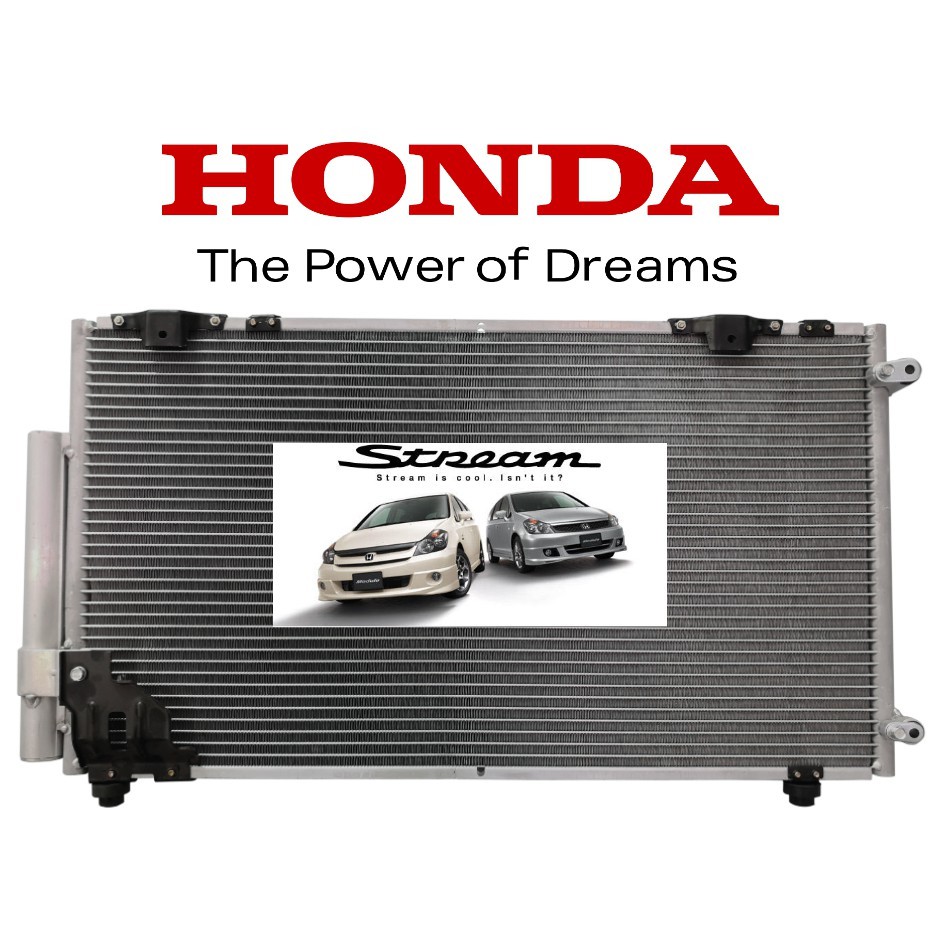 Honda Stream (RN1/RN3) Year 2001'-2005' A/C Condenser C/W Drier High ...