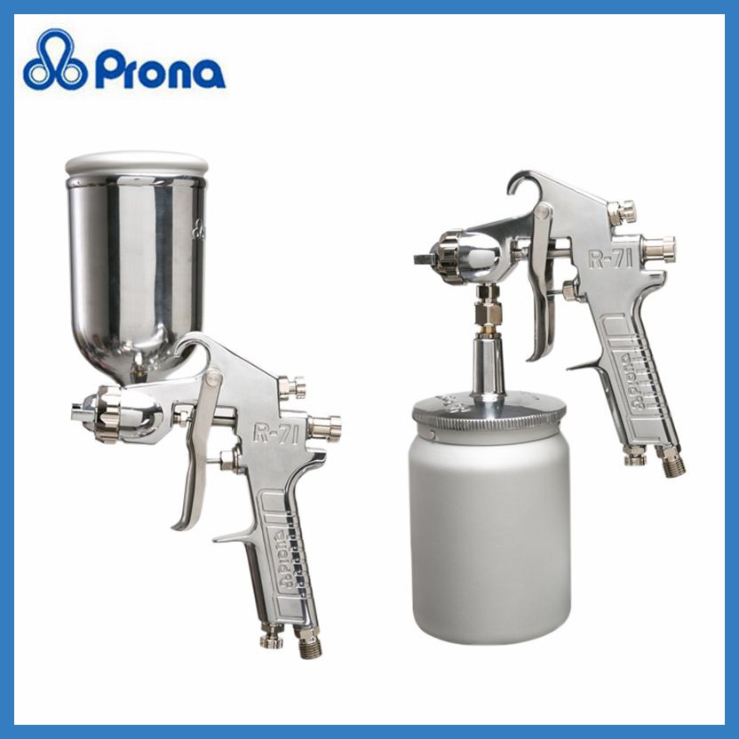 Professional Air Paint Spray Gun for Cars R71 Gravity Siphon Pressure