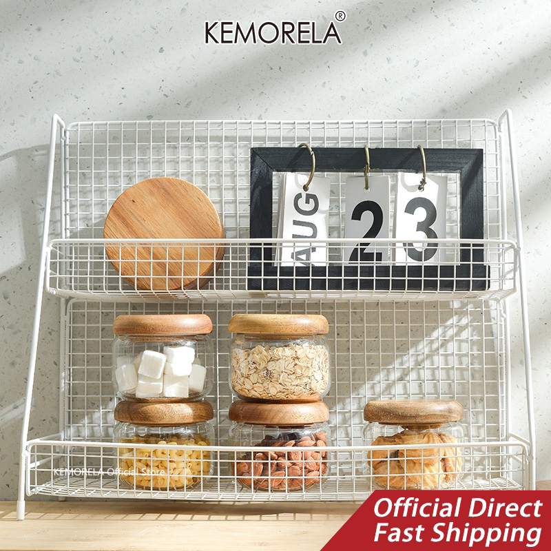 KEMORELA Capacity Glass Storage Jar Sealed Cans with Wooden Lid Clear ...
