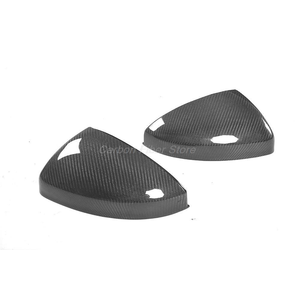 Replacement Carbon Fiber Mirror Covers for Audi TT MK3 Type 8S TTS TTRS