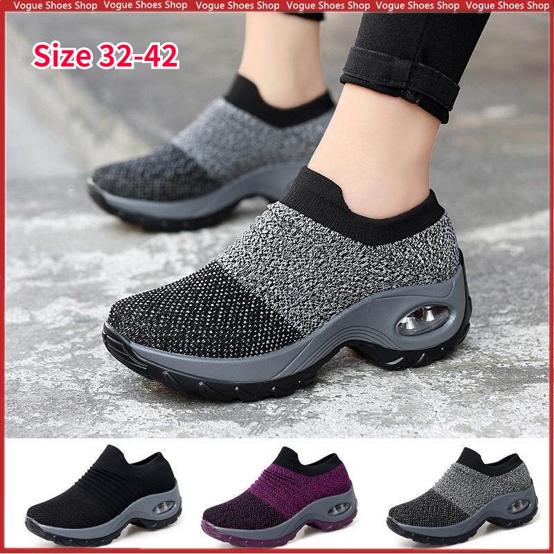 2024 Raya Ready Stock Women Shoes Sport Platform Sneakers Wedge Shoes ...