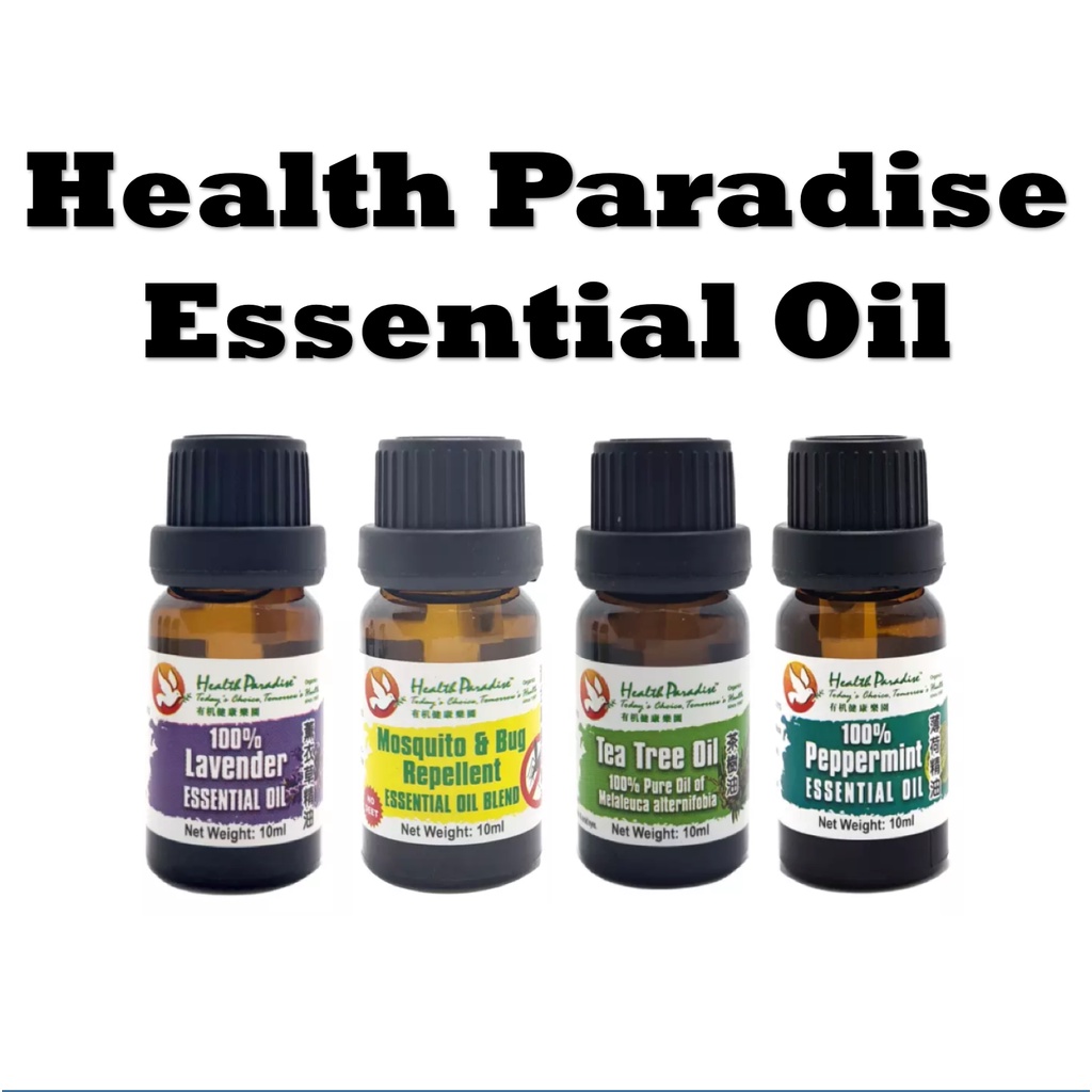 Health Paradise Essential Oil 10ml (No DEET) 有机健康乐园 精油 Mosquito and