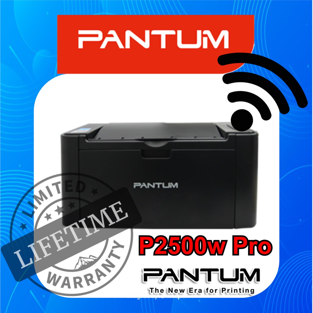 Pantum P2500w Pro Wireless Wifi Monochrome Laser Printer Laserjet ...