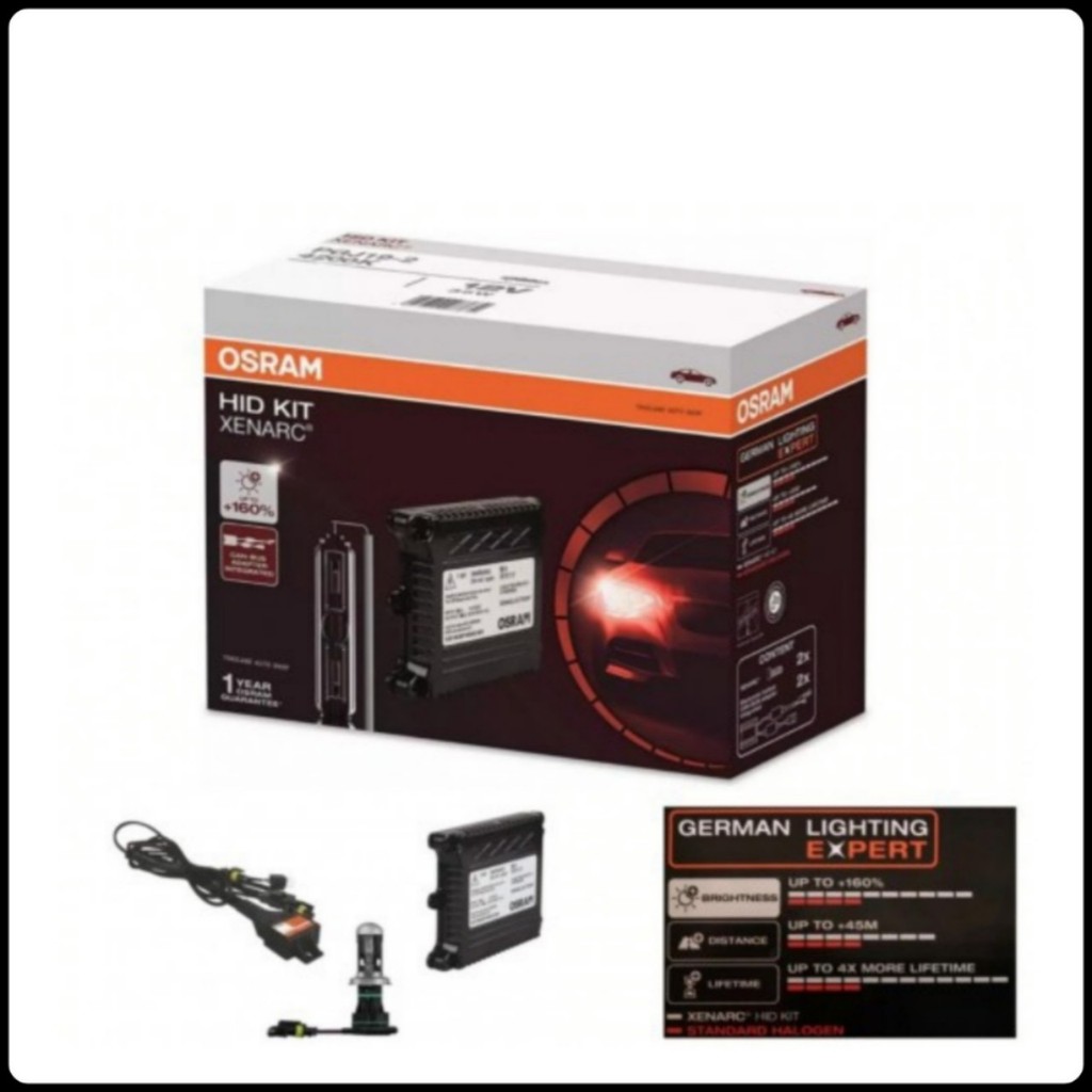Osram XENARC H4 12V 60/55W ECO HID Conversion Kit ( ECODH4 / 4200K ) Shopee Malaysia