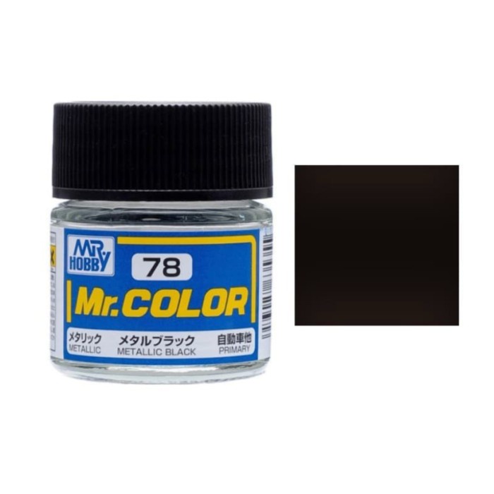 Mr Hobby Mr Color Metallic Black Cat Gundam C78 | Shopee Malaysia