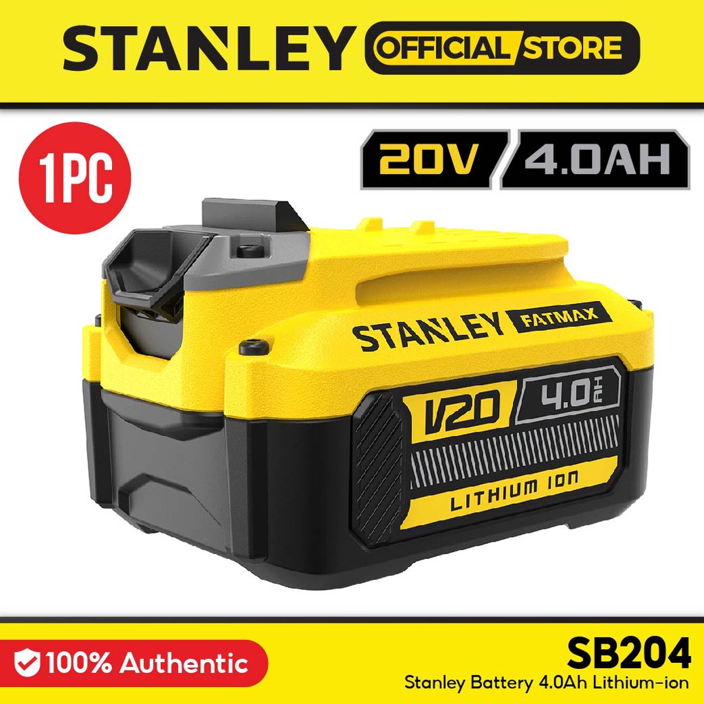 Stanley Fatmax SB204 V20 4.0AH Lithium Ion Battery 20V Shopee Malaysia