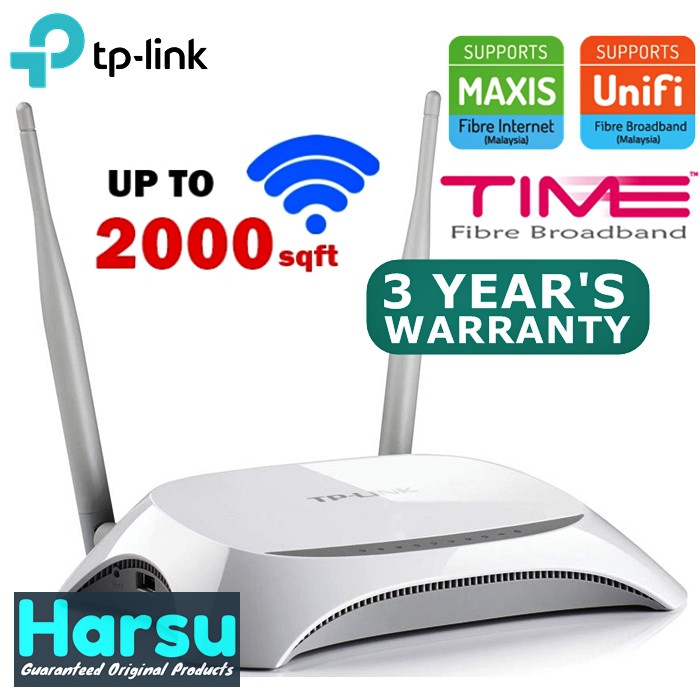 TP-LINK TL-WR840N 300Mbps Wireless N UniFi WiFi Router Extender AP TIME ...