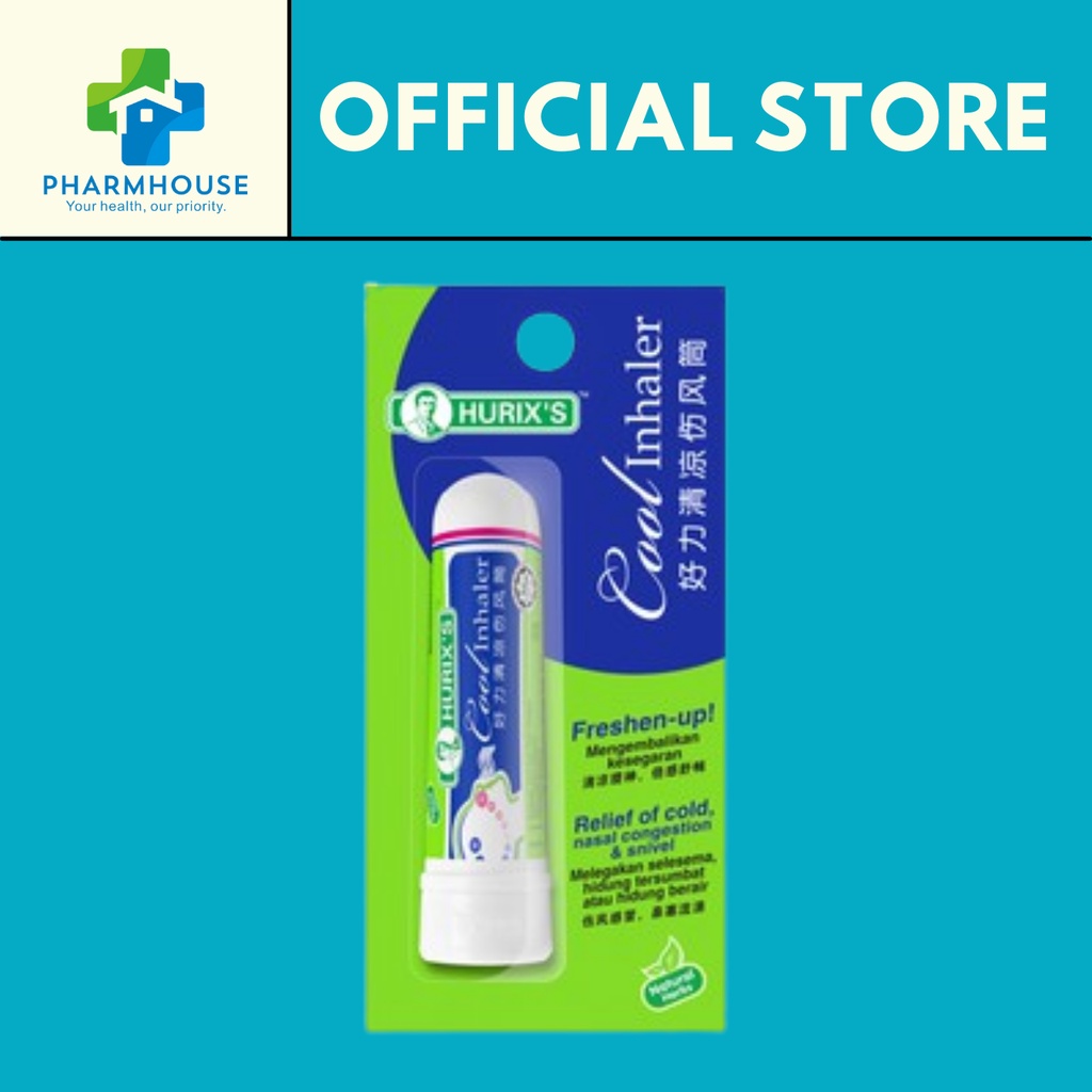 HURIX'S COOL INHALER 2ML (RELIEVE NASAL CONGESTION) | Shopee Malaysia