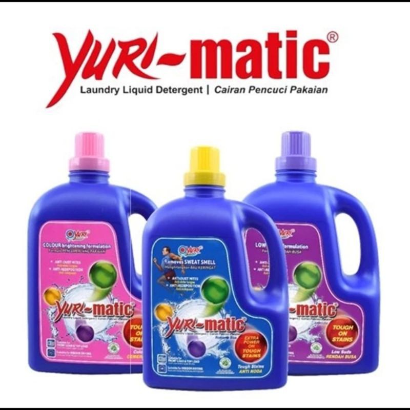 YuriMatic Laundry Liquid Detergent (2.8kg) Shopee Malaysia