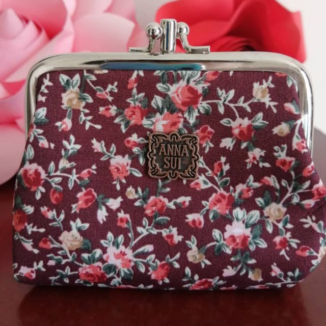 Anna Sui Floral coin purse Shopee Malaysia