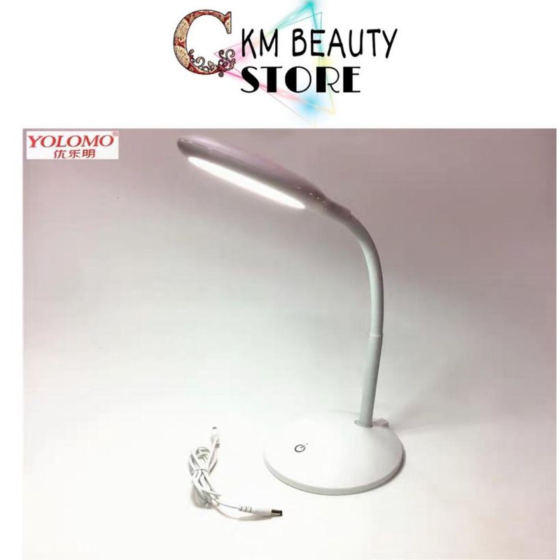 YOLOMO LED Desk Lamp Rechargeable Table Lamp, 3 Color Brightness Mode