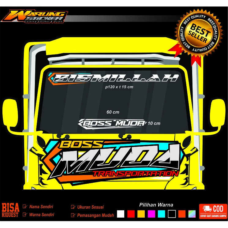Sticker CUTTING Front Cabin TRUCK CANTER GIGA HINO Etc | Shopee Malaysia