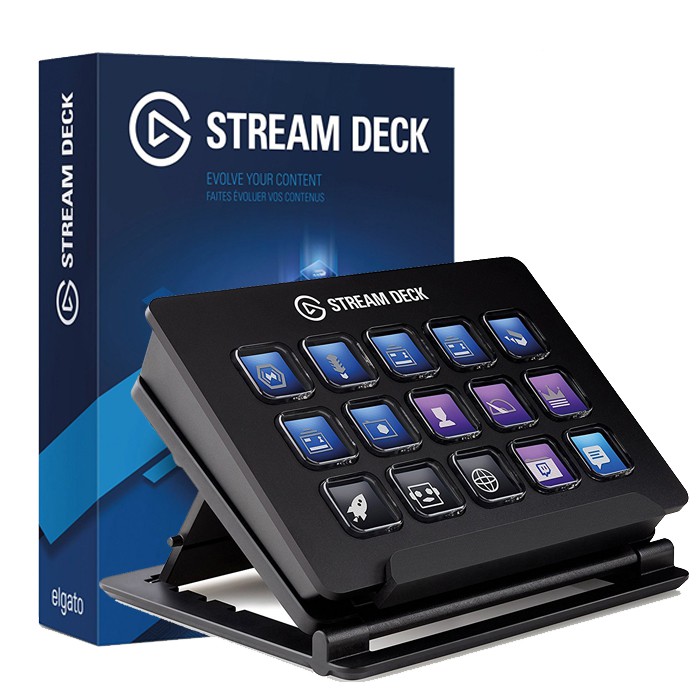 Elgato StreamDeck LANDSCAPE CONTROLLED KEYBOARD - 15 PROGRAMMING KEYS ...
