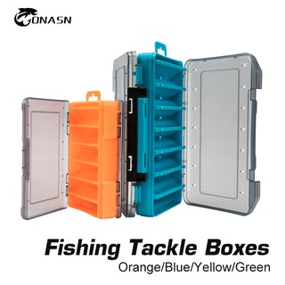 Double Sided Fishing Lures Box 12 Compartments Fishing Case