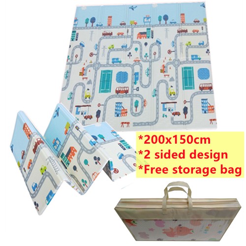 XPE Folding Baby Play Mat Playmats Living Room Carpet Foldable Shopee