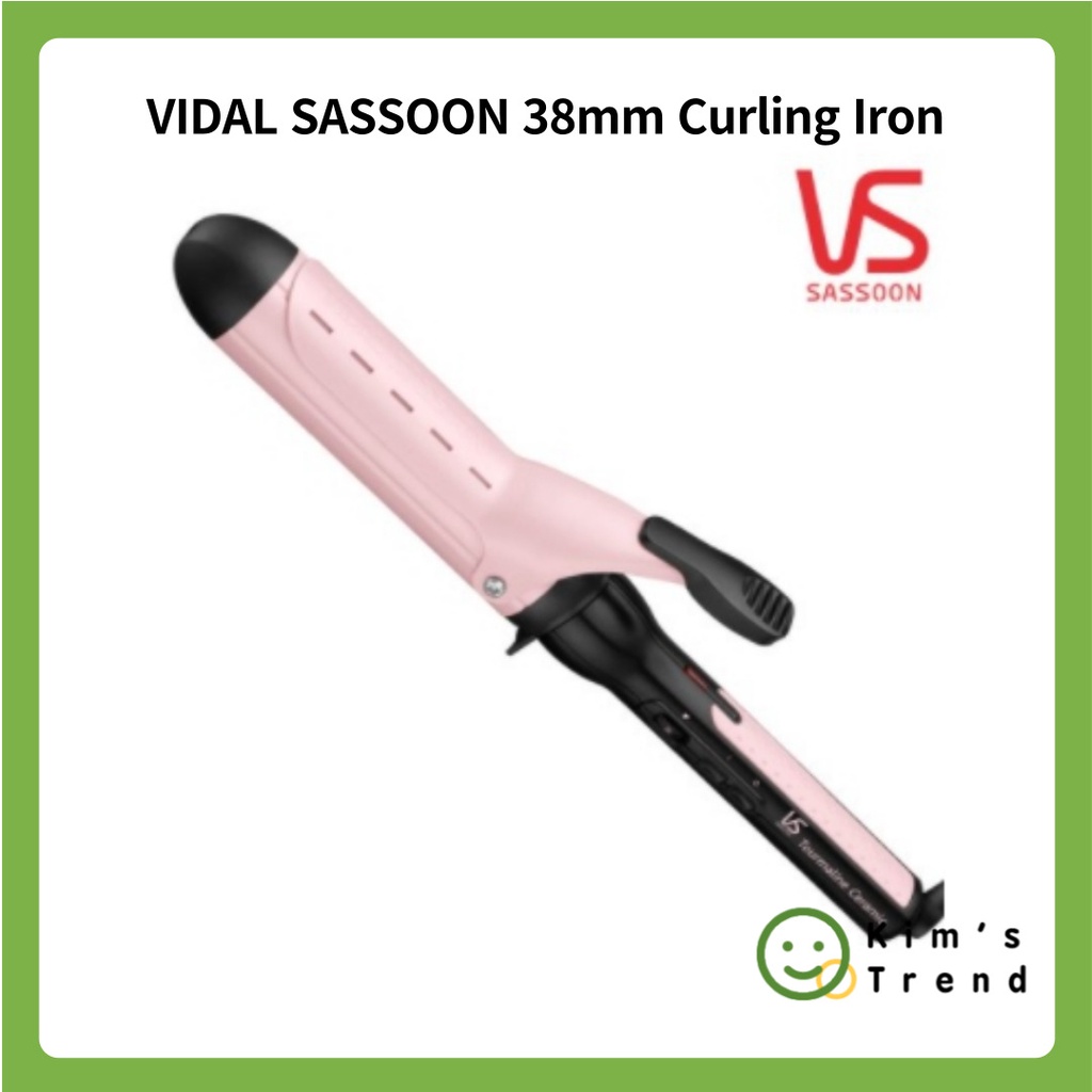 [VIDAL SASSOON] 38mm Curling Iron Hair Volume Curling Wand Korean hair
