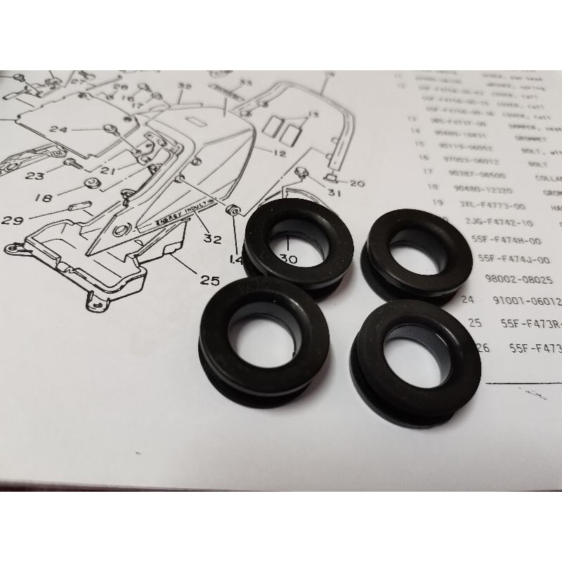 getah concord rxz/ekor belakang rxz 4pcs | Shopee Malaysia