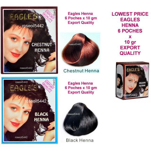 Eagle'S Henna Hair DyeBlack,Brown&Chestnut(💯ORIGINAL&READY STOCK