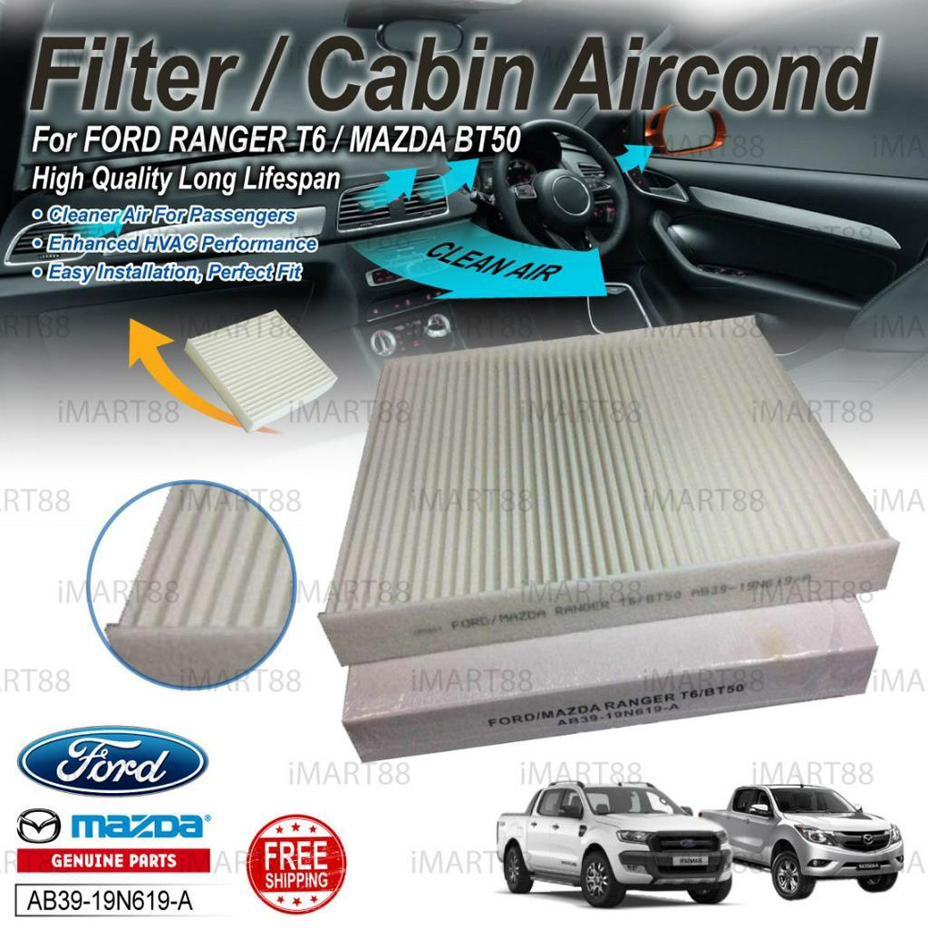 Ford Ranger T6 Mazda BT50 Aircond Premium Cabin Air Filter AB3919N619