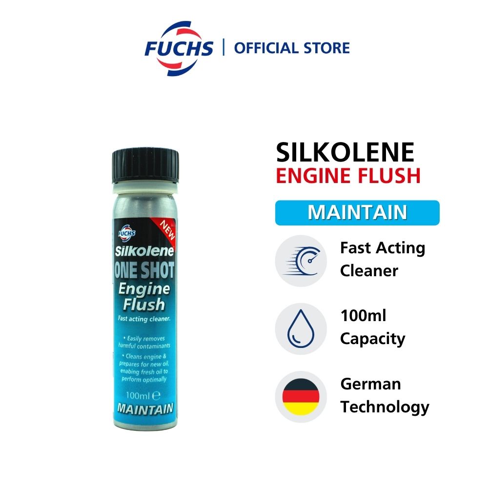 Silkolene Engine Flush Motorcycle One Shot 100ml Fast Acting Motor