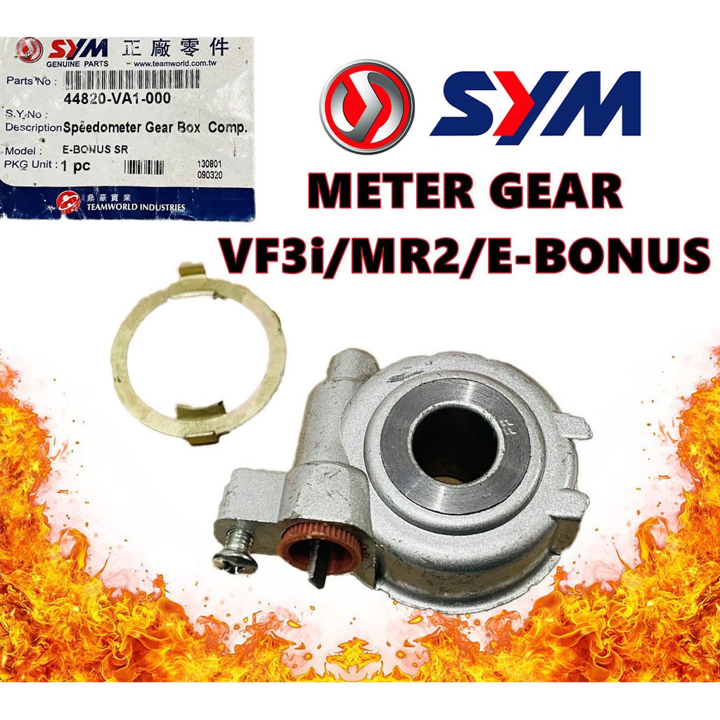 Meter Gear SYM VF3i /MR2/ E BONUS (STD/MODIFY RIM Y125ZR SKALA 6 BATANG ...