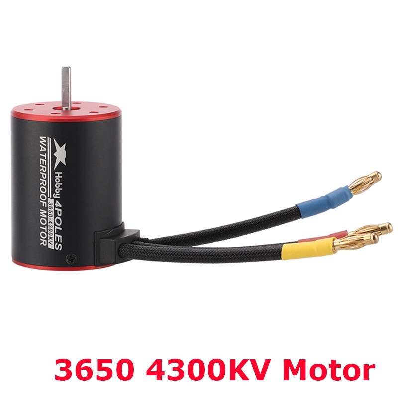 Kit per auto RC con motore brushless impermeabile 3650, scheda di programmazione ESC 60A (5200kV