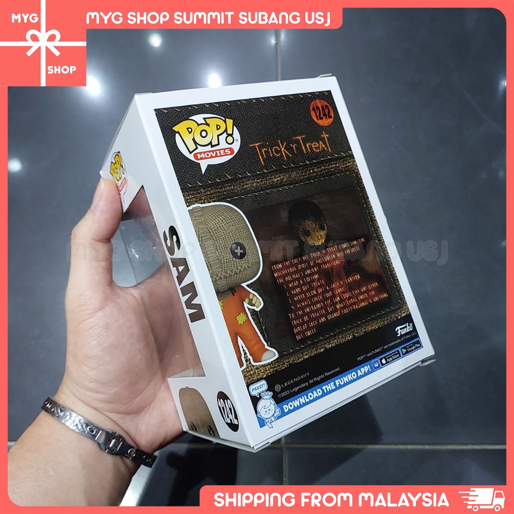 Funko Pop Movie Trick 'r Treat - Sam with Sack 1242 Figurines ...