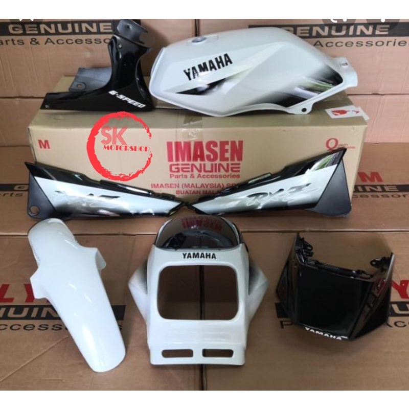 [FULL TANAM !!!] COVERSET RXZ IMASEN/HITAM PUTIH/MILI (SIAP BAJAK ...
