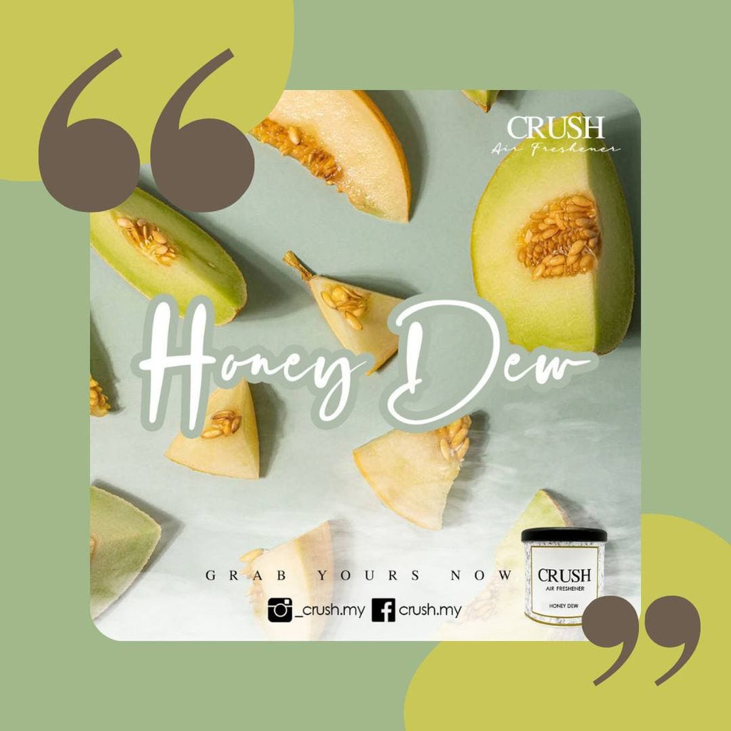🔥READY STOCK🔥 CRUSHHoneydew 🍈FIBER WICKPEWANGIPERFUMEFRESHENERFRAGRANCEBILIKRUMAH
