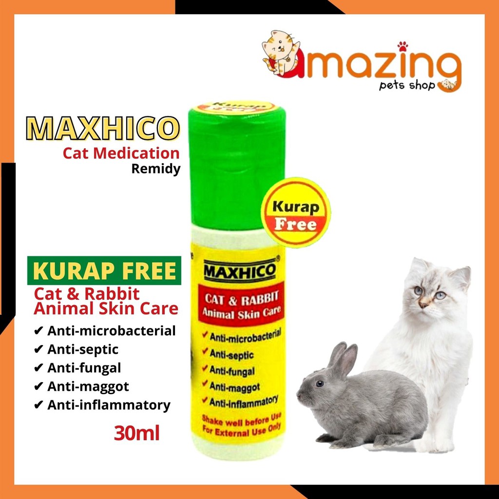Maxhico Cat Treatment / Hairball /Cough, Cold, Flu / Kurap / DeWorm